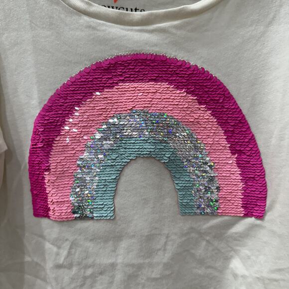 Crewcuts Rainbow Flippy Sequins Long Sleeve Shirt - Picture 3 of 6